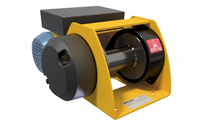 وینچ کشنده برقی الکتریکی با ظرفیت 300 کیلوگرم مدل MOTORBOX 300 kg - Direct control ساخت هوچز فرانسه
